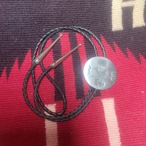 Native American Bird & Bear Bolo